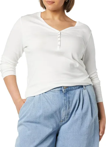 Miniatura 3 de Tienda Essentials Camisa Henley de maternidad ajustada para mujer