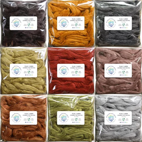 Miniatura 30 de Fibra de algodón para hilar, mezclar, fieltro y arte de fibra. Suave peinado vegano Top Roving. Merlot