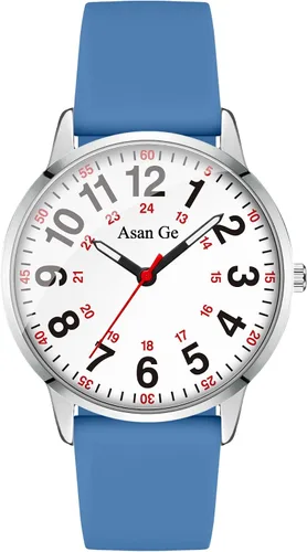 Miniatura 18 de Asan Ge Watches for Women, Fashion 3ATM Waterproof Minimalist Lightweight Easy-to-Read Analog Silicone Watch Suitable for Daily Work, Leisure