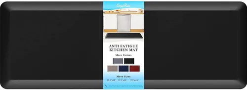 Miniatura 15 de StepRite Tapete de cocina antifatiga de 4/5 pulgadas de grosor, antideslizante, resistente a las manchas y al agua, tapete de escritorio para Azul