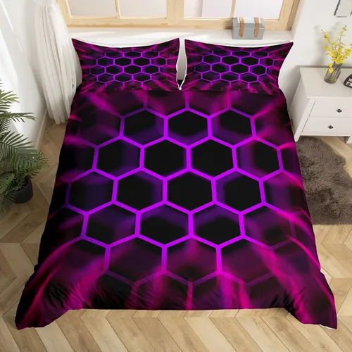 Miniatura 16 de Erosebridal Juego de funda de edredón para niños, niñas, niños y adolescentes, juego de ropa de cama de videojuegos, tamaño individual, funda