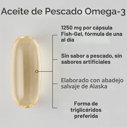 Miniatura 2 de Sports Research Aceite de Pescado Omega 3 de Triple Potencia 1250mg de Abadejo Salvaje de Alaska - Suplemento de Aceite de Pescado Sin Eructos