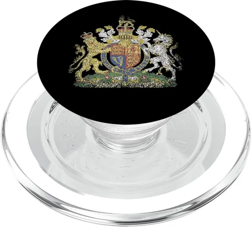 Miniatura 7 de Emblema Nacional Sello Escudo de Armas del Reino Unido PopSockets intercambiables PopGrip