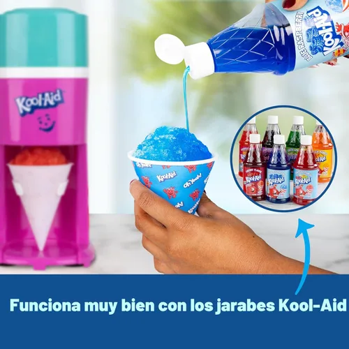 Miniatura 5 de Kool-Aid Máquina de Raspado de Hielo y Conos de Nieve, Raspadora de Hielo Multiusos para Golosinas Congeladas, Granizados, Conos de Nieve y Más