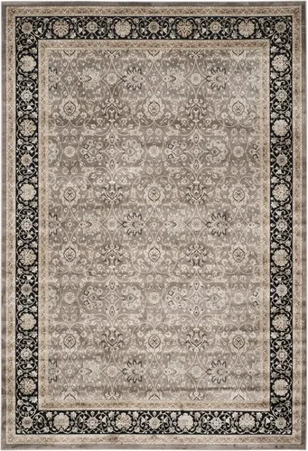 Miniatura 4 de SAFAVIEH Persian Garden Collection - Alfombra de área de 8 x 10 pies 2 pulgadas, color plateado y crema, diseño tradicional de viscosa oriental