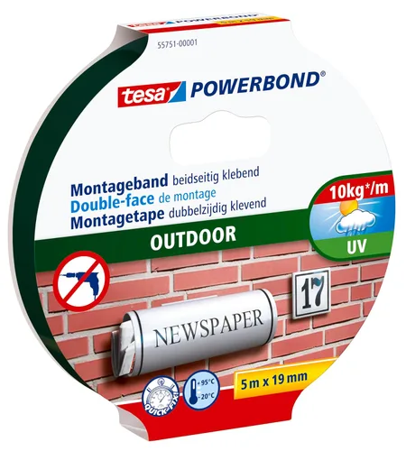 Miniatura 2 de TESA Cinta de doble cara para exteriores 0.748 in x 4.9 ft
