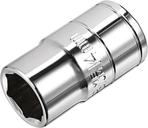 Miniatura 12 de uxcell 1/2-Inch Drive 0.433 in 6-Point Zócalo poco profundo, métrico, Cr-V
