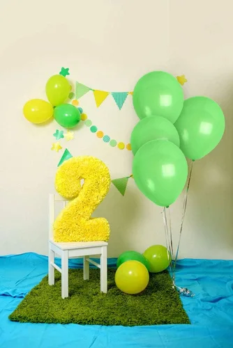 Miniatura 8 de Treasures Gifted - Globos de un solo color mate, Verde claro