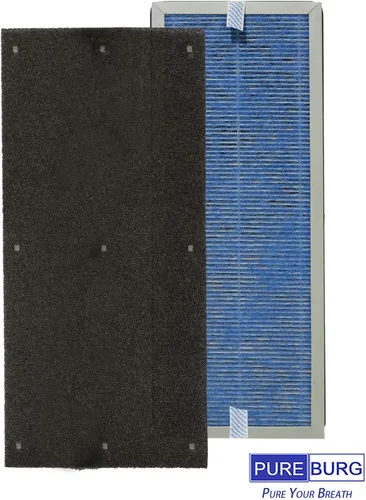 Miniatura 2 de PUREBURG Juego de filtros de repuesto compatibles con Membrane Solutions MS18 Purificador de aire, 2 H13 True HEPA, carbón activado y 4 prefiltros
