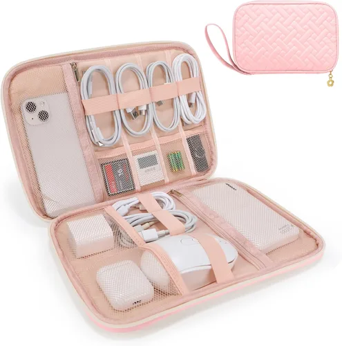 Miniatura 11 de Organizador de cables de viaje, Beige