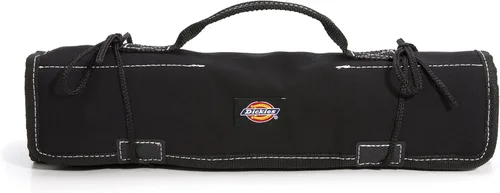 Dickies Rollo organizador grande de llaves inglesas/destornilladores para mecánicos, 23 bolsillos para herramientas, construcción de lona Negro