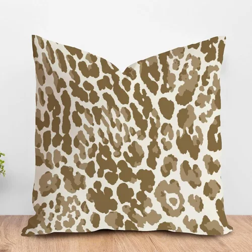 Miniatura 16 de ArogGeld Funda de almohada para sofá, guepardo y leopardo, estampado de leopardo, funda de cojín decorativa de granja para sala de estar