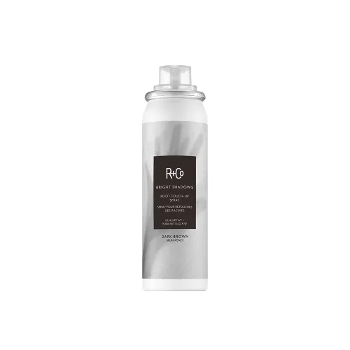 R+Co Bright Shadows Root Touch-Up Spray - 1.5 Oz Marrón oscuro