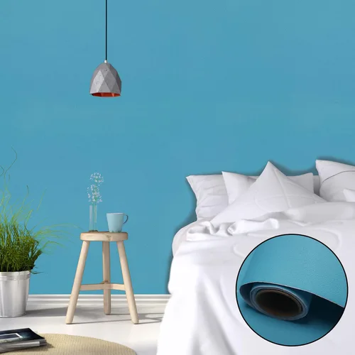 Miniatura 3 de WADILE Papel tapiz autoadhesivo para despegar y pegar, 15.9 x 78.7 pulgadas, papel adhesivo de color sólido, impermeable, papel de pared