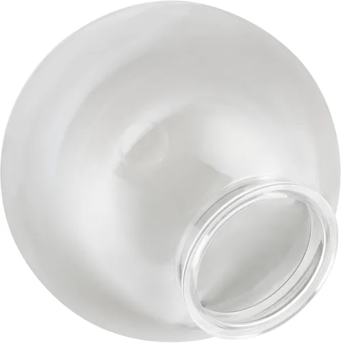 Miniatura 5 de Aspen Creative 28002-60-41, 8 pulgadas de acrílico transparente lámpara poste globo con 3-7/8" cuello