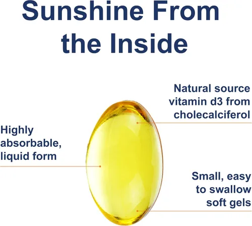 Miniatura 3 de Carlson Vitamina D3 a 2,000 UI a Apoya Huesos Saludables y Función Inmune (120 Geles Suaves)