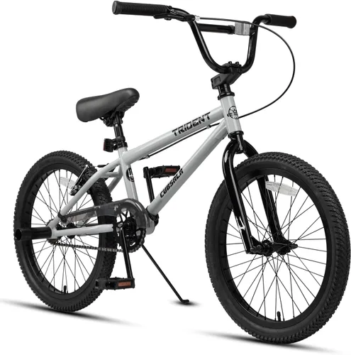 Miniatura 17 de cubsala 20 24 26 Inch BMX Race Bike Trident Bicycles Beginner-Level to Advanced Riders with 2 Pegs, Multiple Colors Blanco