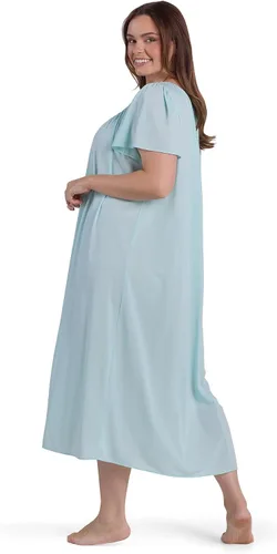 Miniatura 5 de Miss Elaine camisón de punto con mangas largas estilo mariposa para mujer
