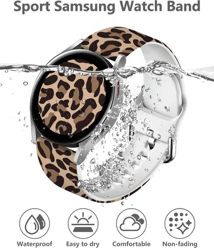Miniatura 2 de Correas de reloj compatibles con Samsung Galaxy Watch de 1.575 pulgadas, 1.614 pulgadas, 1.654 pulgadas, 1.732 pulgadas, 1.772 pulgadas, correa