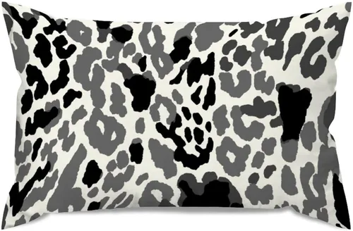 Miniatura 94 de ArogGeld Funda de almohada para sofá, guepardo y leopardo, estampado de leopardo, funda de cojín decorativa de granja para sala de estar