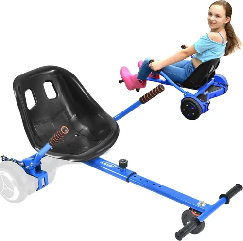 Hishine Accesorio de asiento para aeropatineta para aeropatinetas de 6.5 a 10 pulgadas, kit de conversión de Go Kart, accesorio para scooters de Azul