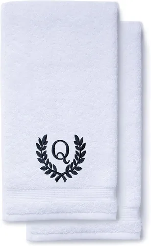Miniatura 56 de Toallas de mano decorativas y con monograma para baño, cocina, maquillaje Regalo personalizado para boda-nupcial Toalla turca de lujo