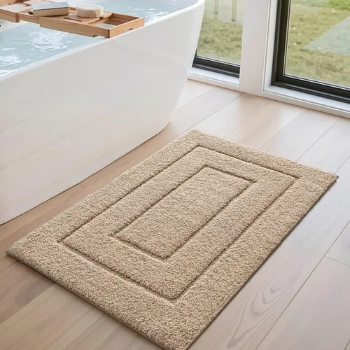 Miniatura 3 de DEXI - Alfombra de baño antideslizante, absorbente, de alta calidad, lavable a máquina, cómoda alfombra para cuarto de baño