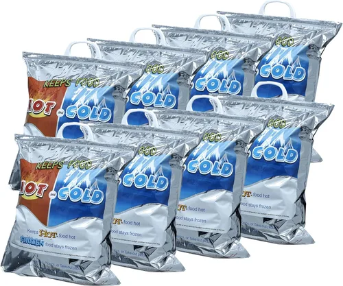 Miniatura 19 de Superio Bolsas aisladas para bebidas frías y calientes para entrega de alimentos, bolsas de compras de comestibles, almacenamiento de alimentos