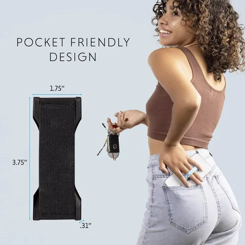 Miniatura 2 de LOVEHANDLE PRO Premium Phone Grip - Correa de silicona para teléfono - Soporte magnético para teléfono y soporte para teléfono inteligente y tableta