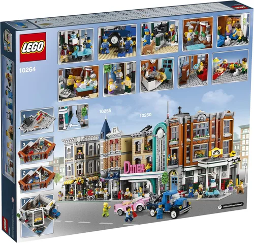Miniatura 5 de LEGO Creator Expert Corner Garage 10264 Kit de construcción, (2569 piezas)