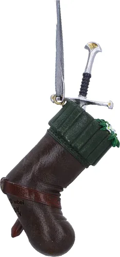 Miniatura 4 de Nemesis Now Lord of The Rings Aragorn - Adorno colgante de calcetín de 3.5 in, resina, con licencia oficial de El Señor de los Anillos, fundido