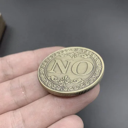 Miniatura 5 de Glamtune Novedad Sí No Challenge Coin Medallion Collector