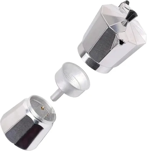 Miniatura 2 de Kitchen Sense - Cafetera de aluminio pulido, 6 tazas