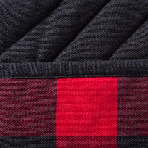 Miniatura 4 de DII Buffalo Check Kitchen Collection, juego de cocina clásico de granja, agarradera, rojo y negro, 2 piezas