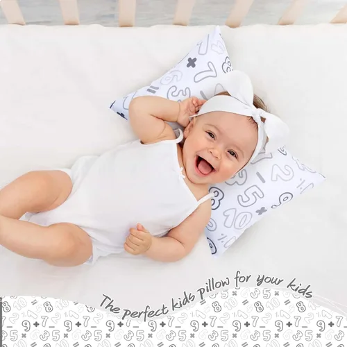Miniatura 82 de UOMNY - Juego de 2 fundas de almohada para niños, 100 % algodón, funda de almohada, para almohadas de 5.1 x 7.1 pulgadas Búho