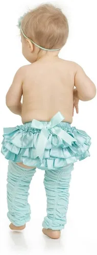 Miniatura 2 de juDanzy Calentadores de piernas para bebés recién nacidos y niños pequeños con volantes fruncidos para niñas