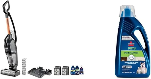 Miniatura 16 de BISSELL CrossWave HydroSteam - Aspiradora en seco y húmedo, aspiradora multiusos, lavado y vapor, fórmula desinfectante incluida, 35151