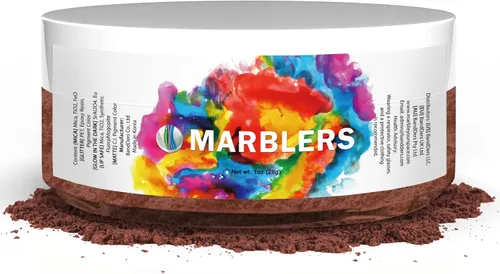 Miniatura 46 de MARBLERS - Polvo de mica de grado cosmético, nacarado, no tóxico, vegano, libre de crueldad, sombra de ojos, esmalte de uñas, arte de uñas, [Gris]