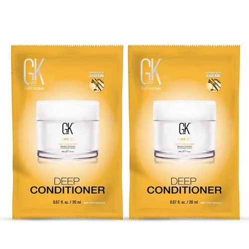 Miniatura 11 de GK HAIR Global Keratin Deep Conditioner Masque Paquete de 2 (7.05 fl oz/7.05 oz) Máscara de tratamiento de reparación hidratante intensa