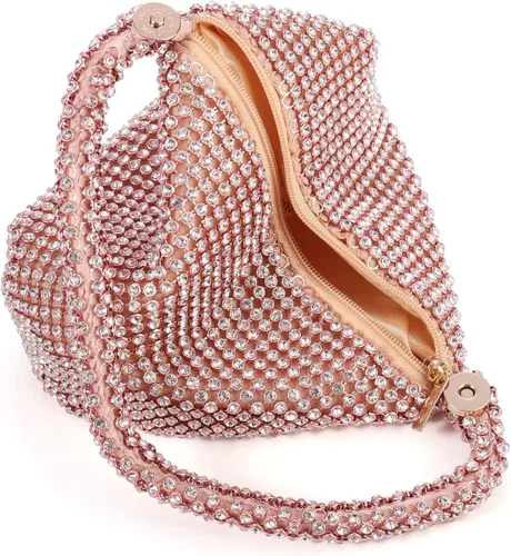 Miniatura 7 de Bolso de mano para mujer, diseño triangular, para boda, fiesta