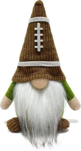 Miniatura 11 de Pequeños gnomos de béisbol, adornos de peluche, lindos gnomos suecos Tomte Nisse enano, muñeca de gnomo enano para fanáticos de los juegos Gnomo