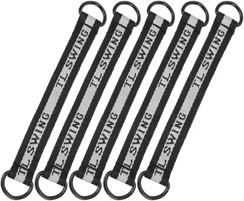 Miniatura 7 de Cinturón colgante para columpio, correa de conexión portátil, accesorios de repuesto de columpio de 5 piezas, cinturón de conexión de columpio