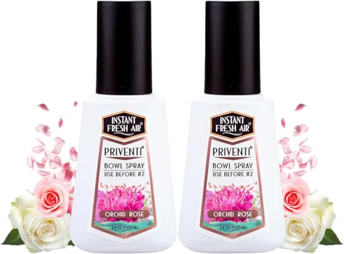 Miniatura 21 de Priventi - Spray para inodoro y baño eliminador de olores para hombres, hasta 120 usos, eliminación de olores de tamaño de viaje para #2 - Para