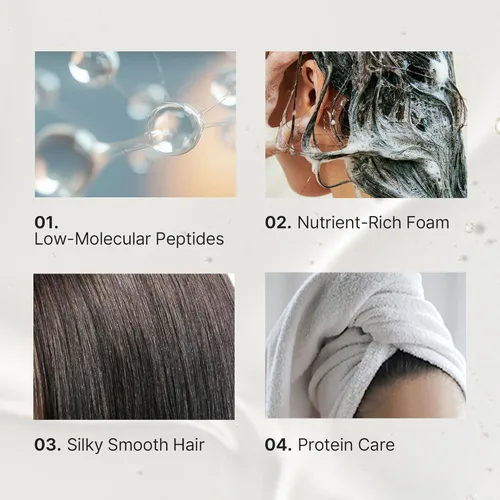 Miniatura 3 de LA'DOR LADOR Keratin LPP Champú para el cuidado de los daños con proteínas y aceites vegetales, pH equilibrado subácido para cabello seco y dañado