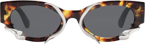 Appassal Gafas de sol de moda para mujeres y hombres, vintage, estrechas, ojo de gato, metal, serpiente, sunnie, Y2k, accesorios AP3621