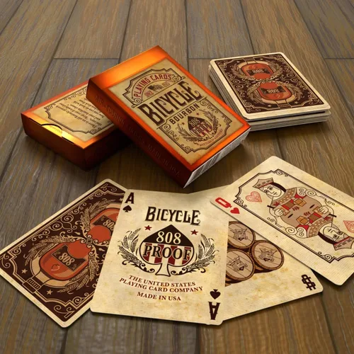 Miniatura 6 de Bicycle Cartas de Juego Bourbon Marrón