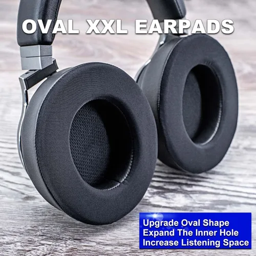 Miniatura 3 de Almohadillas de gel refrescante de forma ovalada para Virtuoso RGB Wireless, XT, SE Agujero interior más grande ampliado