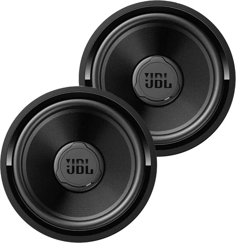 JBL - Dos subwoofers de audio automotriz de alto rendimiento STADIUM122SSI de 12 pulgadas con impedancia seleccionable
