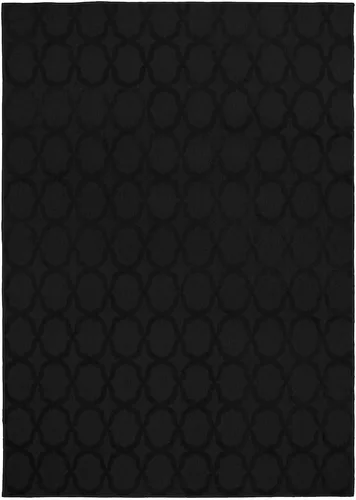Miniatura 177 de Garland Rug Sparta - Alfombra antideslizante de polipropileno de 2 pies x 12 pies, color negro, ideal para salas de estar y pasillos, elegante