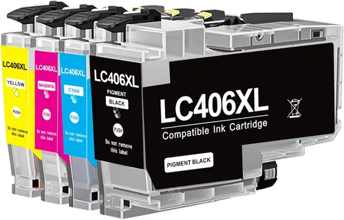 Miniatura 8 de LC406XL Ink Cartridges High Yield Compatible for Brother LC406XL LC406 XL LC406 use with MFC-J4335DW MFC-J4535DW MFC-J5855DW MFC-J6555DW MFC-J6955DW